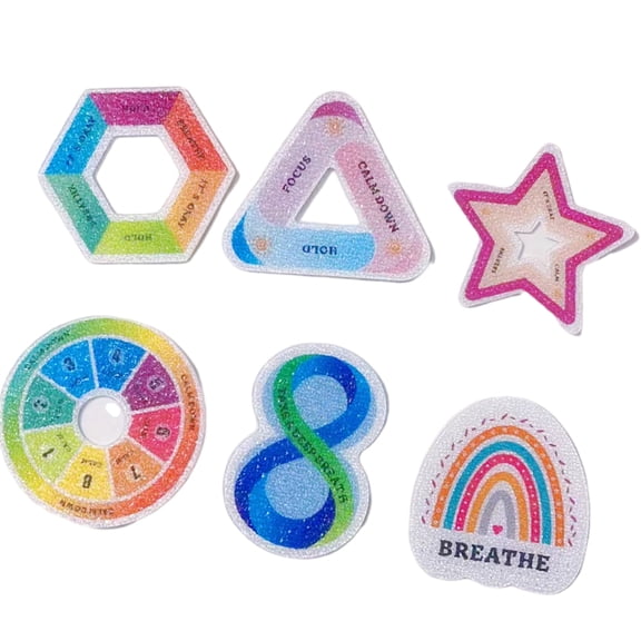 Anxieties Sensory Sticker Aesthetic Sticker Stress Relief Sticker Office Anxieties Calming Sticker for Stress Relief