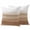 Brown, variant on Brown White Ombre Outdoor Pillow Covers 24x24 Set of 2,Waterproof Patio Throw Pillowcase Protectors,Vintage Farmhouse Abstract Striped Decorative Pillow Shams Cushion Covers for Seat Bed Couch Sofa