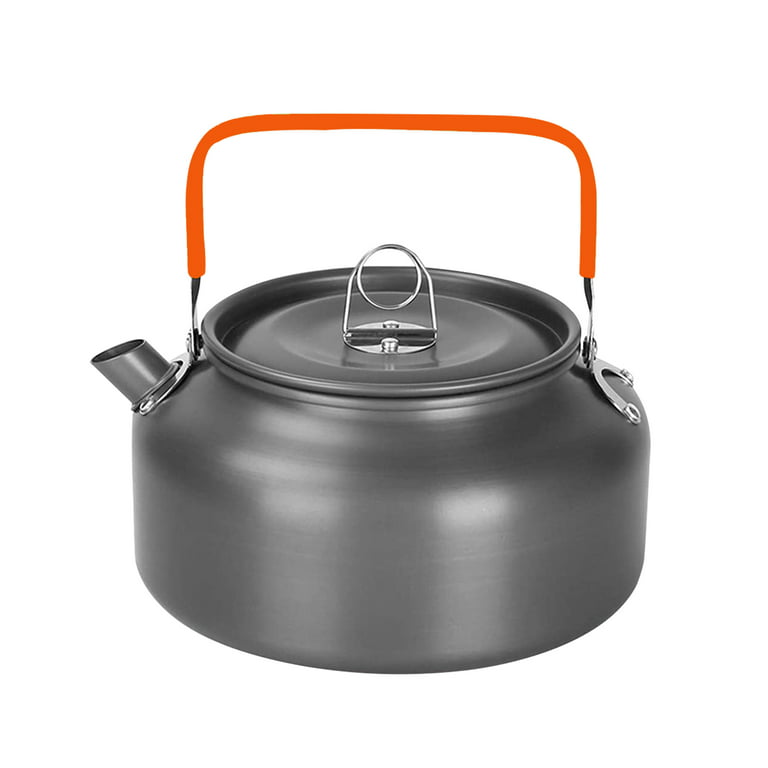 Frogued 1.2L Portable Camping Kettle Anti-scalding Water Boiler