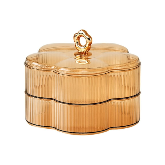 Divided Serving Tray With Lid, Serving Snack Bowls Tray, Candy Tray, Plastic Food Organizer, Sealed Moistureproof Tray, Sweet Nut Crackers Tray, Snacks Tray, Serving Tray, Serving Tray