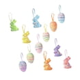 thumbnail image 3 of Adornos colgantes de Pascua, colgantes, hermosas manualidades de bricolaje, material de espuma para 12 pcs, 3 of 9
