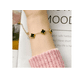thumbnail image 3 of 2pz Buena Suerte Pulsera Joyeria De Trébol De Cuatro Para Xtellar negro, 3 of 4