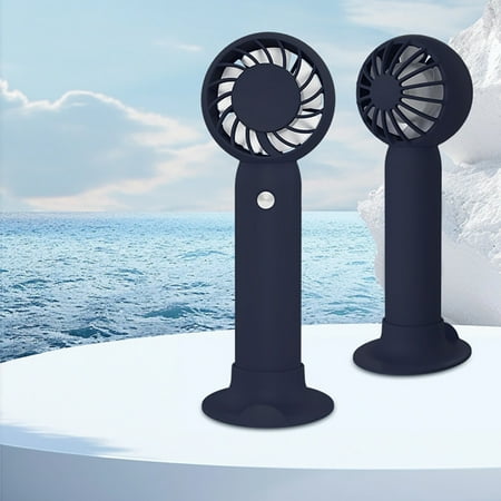 

ZUBKTE Fans Summer Cool High Power Turbo Small Fan USB Desktop Stand Handheld Fan