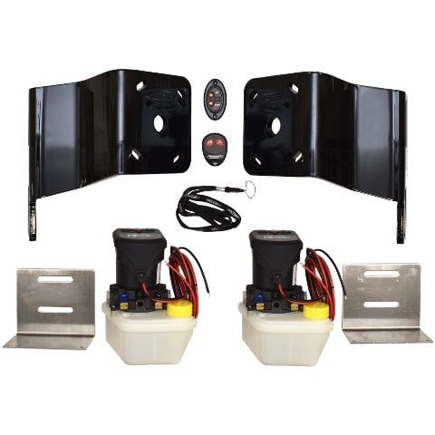 Power-Pole Boat Blade 8 Pumps PUMP-B8AS-S23DB | w/ Bracket 8Ft (Kit)