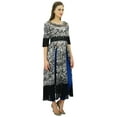 thumbnail image 5 of Bimba Women Designer Custom Kurta Tunic Top Long Front Slits Kurti Dress, 5 of 9