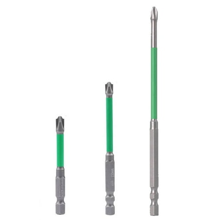 

BLUESON 65 110 150Mm Magnetic Special Slotted Cross Screwdriver Bit For Electrician Fph2