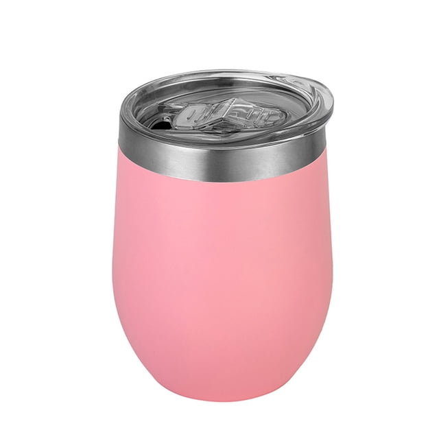 Taza térmica de acero inoxidable, taza térmica para exteriores con boca resbaladiza redonda de 12 oz y 360 ml con cubierta deslizante para viajes