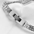 thumbnail image 3 of Brazalete de acero de Titanio Sonducket estilo europeo americano ajustable 19 cm/21 cm, 3 of 6
