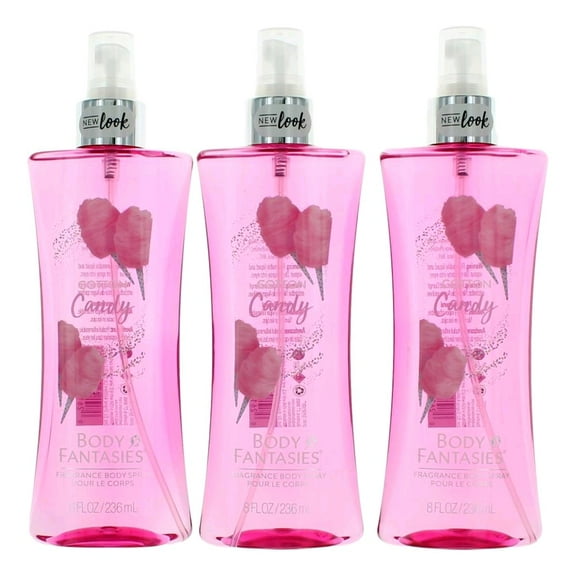 Cotton Candy by Body Fantasies, 3 Pack 8oz Fragrance Body Spray women