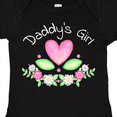 thumbnail image 4 of Inktastic Daddy's Girl- Heart Flowers Girls Baby Bodysuit, 4 of 5