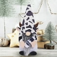 thumbnail image 3 of Décoration de Vache Nain Poupée Sans Visage Rudolf Bois de Cerf Poupée de Vache, 3 of 4