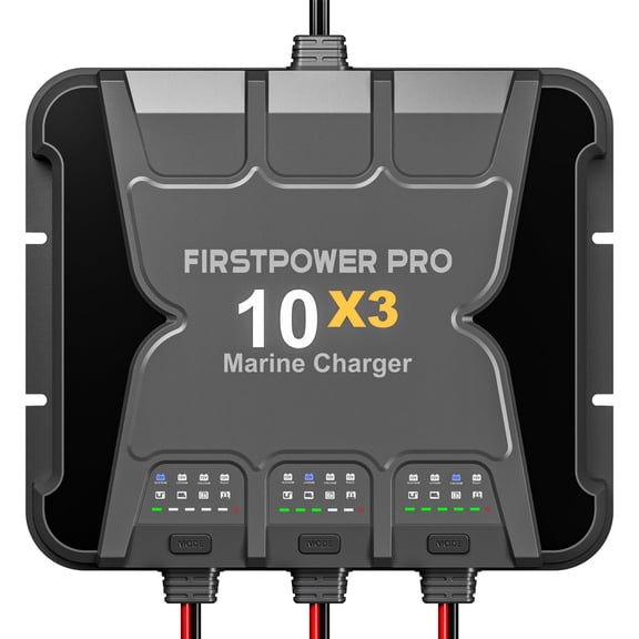 Firstpower Pro 10X3 30 Amps 12V Multi Bank Battery Charger