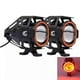 thumbnail image 1 of U7 Mini Fog Light Single 2 PCS Red Ring 2Pcs U7 Mini Fog Lights For Motorcycle (Red)Additional Motorcycle Led Lights with Angle Eyes Universal U7 Auxi, 1 of 4