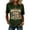 Green-B#1035MM, variant on AHMOMEI 250 Anniversary USA Shirt Women's 1776-2026 USA 250th Anniversary Womens Short Sleeve Shirts Patriotic Women’s Shirts