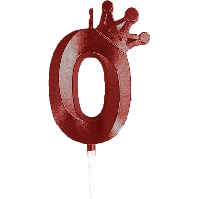 Valentine Fondant Embosser Designed Happy Birthday Candles Anniversaries Red (RD1, One Size)