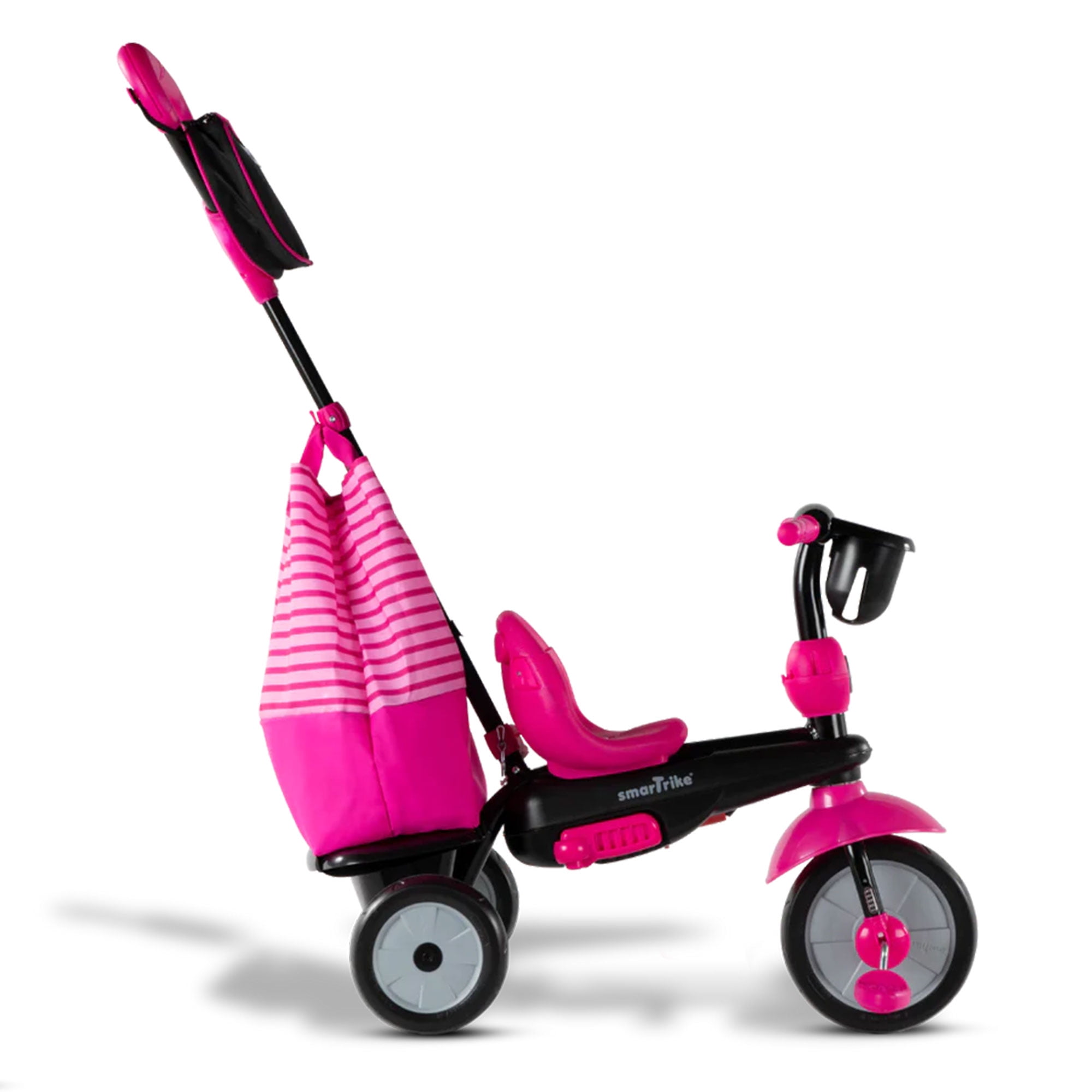 smarTrike Swing 4 in 1 Toddler Tricycle Push Bike Adjustable Trike for Baby Toddler Infant Ages 15 Months to 3 Years Red Pink Walmart