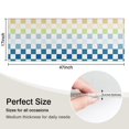 thumbnail image 5 of Colorful Gradient Checkerboard Checkered Pattern Kitchen Rug Mat,Kitchen Runner Rugs Non Skid Washable,Decorative Kitchen Floor Mats for Kitchen,Sink,Laundry,17"X47", 5 of 5