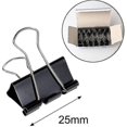 thumbnail image 2 of 60 clips para perros, clips para carpetas S de 25 mm, clips plegables de metal, 2 of 4