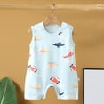 thumbnail image 2 of IROINNID Baby Sleeveless Onesies Baby Pajamas Round Neck Cotton Home Creeping Clothes for Infant, 2 of 3