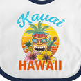 thumbnail image 4 of Inktastic Kauai Hawaii Vacation Tiki Boys or Girls Baby Bib, 4 of 4