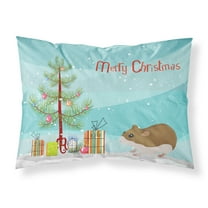 Chinese Hamster Merry Christmas Fabric Standard Pillowcase CK4450PILLOWCASE