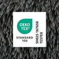 thumbnail image 6 of TOWN & COUNTRY LUXE CuddleTown Fuzzy Solid Donut Pet Bed, Soft, Cozy & Calming, Water Repellent, Non-Slip Bottom, 100% Machine Washable, Dark Grey, Medium 28"x28"x7" Round, 6 of 6