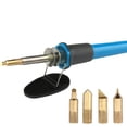thumbnail image 1 of Portable Soldering Iron Set 30W Carving Pyrography Tool Electric Solder Iron Handheld Welding Repairing Tools 7-in-1 Wood Embossing Burning Solder Pen Kit, 1 of 6