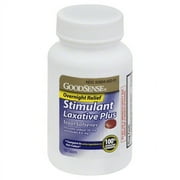 GoodSense® Stimulant Laxative + Stool Softener Tablets, Overnight Relief, Docusate Sodium 50 mg, Sennosides 8.6 mg, 100/each count