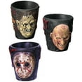 thumbnail image 2 of BlockBuster Costumes Custom Bundle Horror Icons Freddy Kruger Jason Voorhees And Leatherface Shot Glass Bundle, 2 of 2