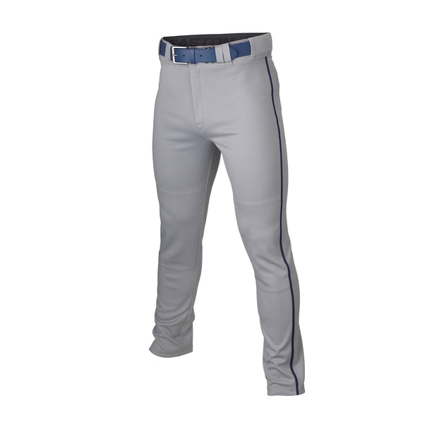 Pantalón de béisbol Easton RIVAL+ gris/azul marino para jóvenes, talla M