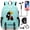 Color4, variant on One_Pieces Anime School Backpack Wear Resistant Travel Daypack Lightweight Student Bookbag with USB Charging Port