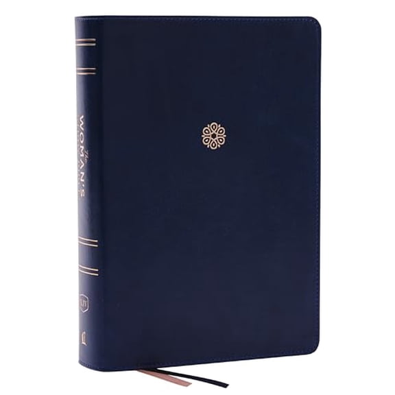 Pre-Owned KJV, The Woman's Study Bible, Blue Leathersoft, Red Letter, Full-Color Edition, Comfort Print: Receiving God's Truth for Balance, Hope, and Transformation, 9781400332533, 1400332532, Paperback,