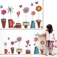 thumbnail image 2 of Wosthever Fresh Potted Stickers Self-adhesive Decal Window Paper Wall Bedroom Decor Wallpaper Bedroom Glass Adorable Commercial Mural Type2 NO2, 2 of 6