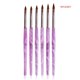 thumbnail image 5 of Vogacara 6 Pieces Nail Brush Set Flexible Pen Thin DIY Painting Plastic Gel Gentle Nib Tools Elegant Bright Appearance Type3 NO3, 5 of 6