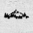 thumbnail image 3 of Craftnamesign Nature Mountain Forest Metal Sign LED Light, Hill Tree Adventure Sign, Hiking Decor, 3 of 5