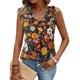 thumbnail image 1 of Camisetas sin mangas Gaharu para mujer, blusa con volantes, negra, XXL, 1 of 6
