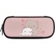 thumbnail image 2 of Estuche para lápices Kawaii con diseño de gato y fresa, resistente, portátil, para niñas, niños, adolescentes, escuela y oficina, 2 of 6