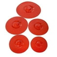 thumbnail image 2 of Silicone Suction Lids - FDA Approved, Airtight Seal, Universal Silicone Suction Lids and Food, Microwave Splatter Guard Covers, 2 of 9
