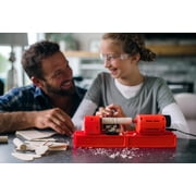 MindWare Play Make 4-in-1 Cool Tool Workshop - Transitions Into a Drill Press, Wood Lathe, Jigsaw or Sander - Woodworking Power Tool Made Safe & Easy for Kids - Ages 8+
