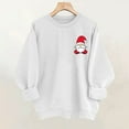 thumbnail image 2 of Under 10 dollars! Womens Christmas Sweatshirts Funny Santa Claus Simple Printed Pullover Tops Loose Fit Long Sleeve Xmas Sweatshirts, 2 of 6