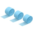 thumbnail image 1 of Unique Bargains Crepe Paper Streamer Decoration 82ft Long 1.77 Inch Wide, Teal 3 Pack, 1 of 5