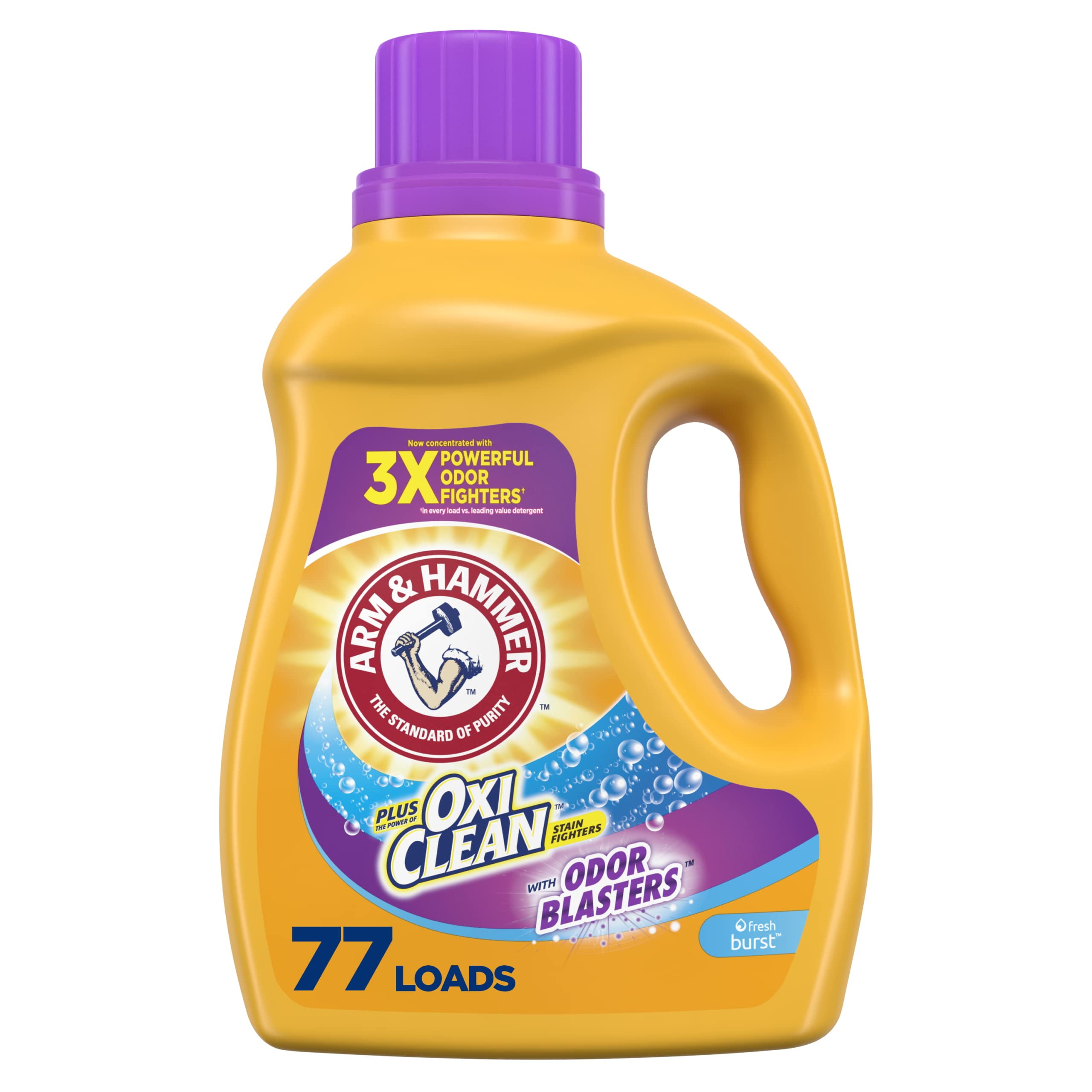 ARM HAMMER Plus OxiClean Stain Fighter Liquid Laundry Detergent Fresh Scent 32 5 fl oz 25 Loads