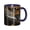 NavyBlue, variant on Marble Pattern Black Gold Coffee Mug Fun Custom Ceramic Mugs 11oz Black