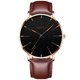thumbnail image 2 of Reloj de cuarzo para mujer, relojes para parejas, relojes finos de moda para hombre y mujer, reloj de pulsera de cuarzo de malla de acero inoxidable para negocios., 2 of 2
