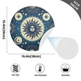 thumbnail image 2 of Ryvnso Bohomia Head and Moon Round Plate Mats Dining Table Placemat Set of 4 for Holiday Decoration, 2 of 7