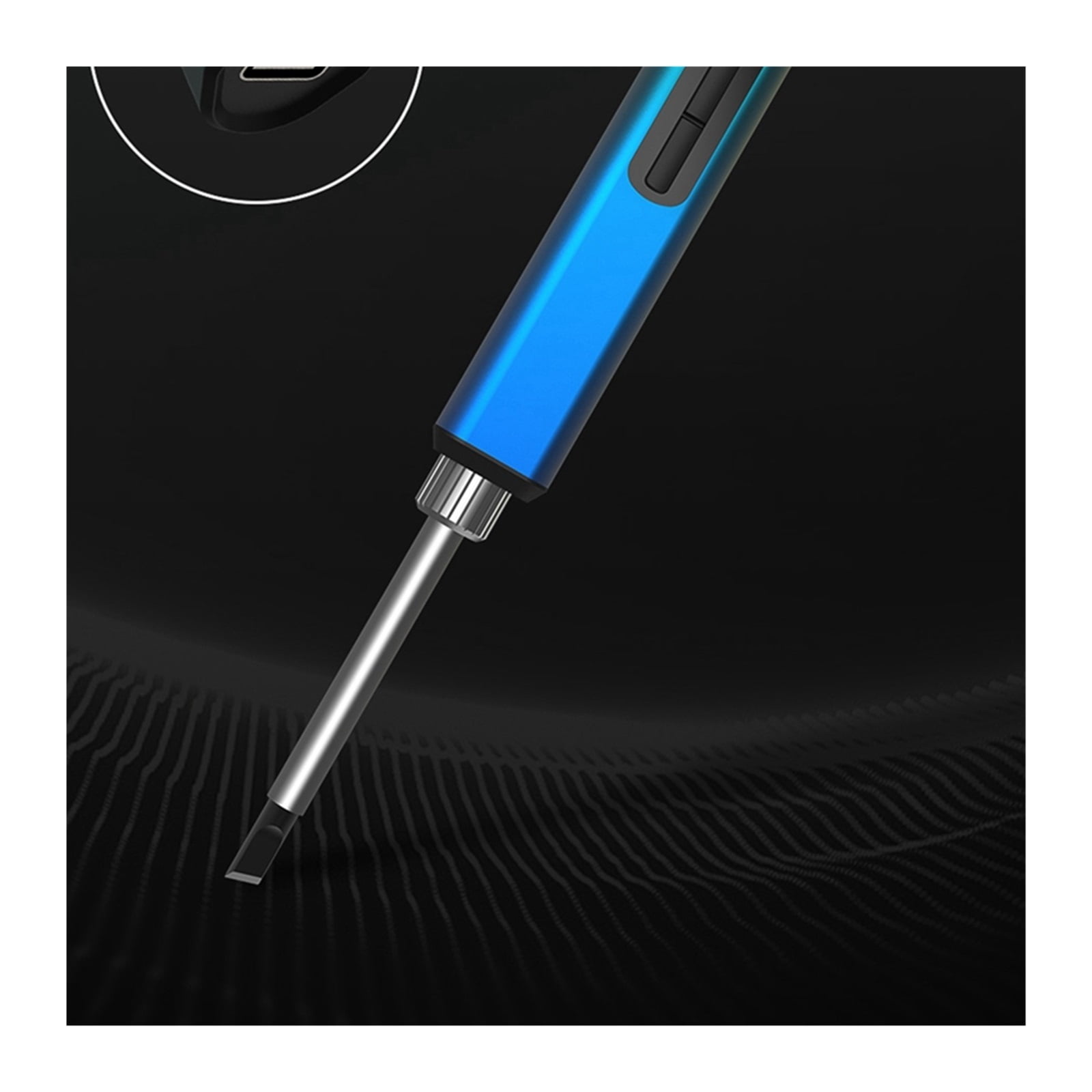 65W Intelligent Electric Soldering Iron, Aluminium Alloy Body ,OLED Display Adjustable Temperature