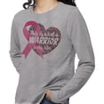 thumbnail image 2 of What a Warrior Looks Like Long Sleeve Shirt Unisex 5X-Large Grey, 2 of 5