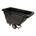 thumbnail image 3 of Rubbermaid Commercial Rotomolded Tilt Truck Rectangular Plastic 450-lb Cap. Black 1304BLA, 3 of 9