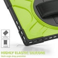 thumbnail image 6 of XYX Case for 12.3 inch Microsoft Surface Pro 7+ Plus/Pro 7/6/5/4, 360 Rotating Heavy Duty Shockproof Cover with Kickstand and Hand Strap (Yellow Green), 6 of 7