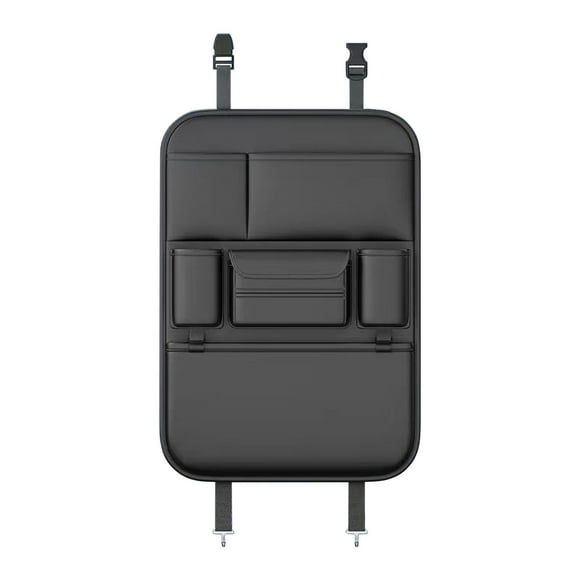 Sac de Rangement pour Dossier de Siège de Voiture avec Multiples Poches Ajustement Universel pour Véhicules 24.4X16.5X1.6 Pouces 1.08 Lbs